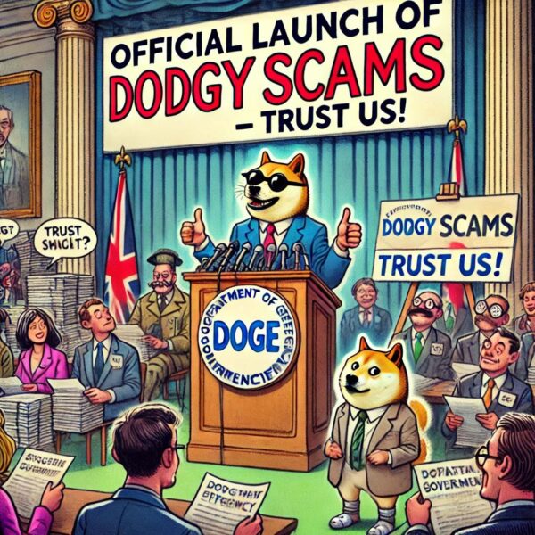 DodgyScams.com Becomes Official Website for DOGE