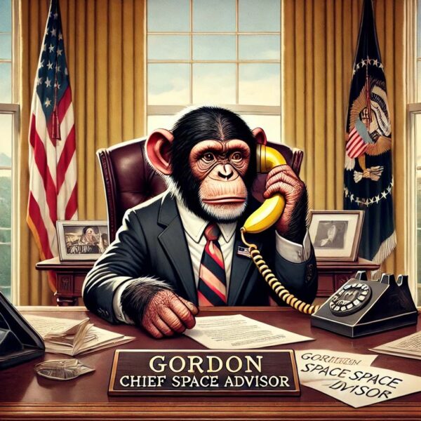Gordon the Chimpanzee takes over DOGE