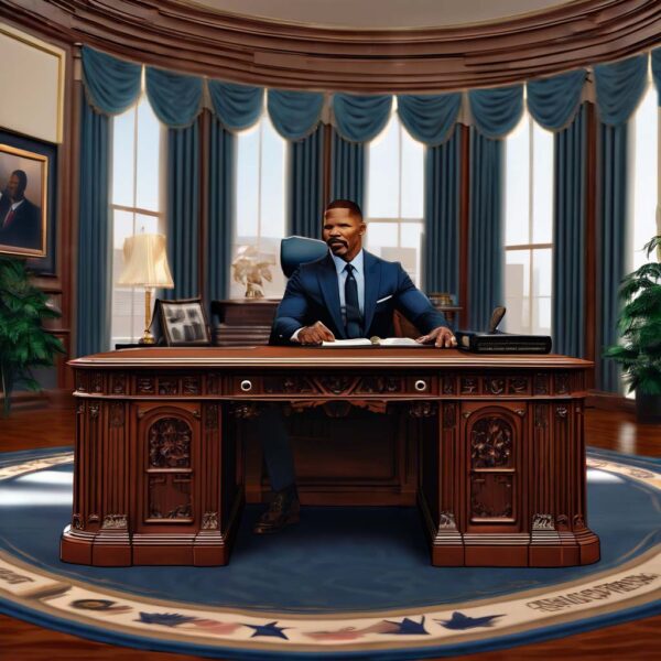JAMIE FOXX TO TAKE OVER AS PRESIDENT