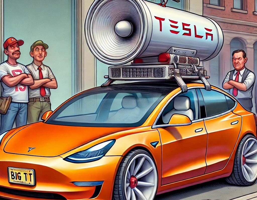 Trump Orders Custom Orange Tesla