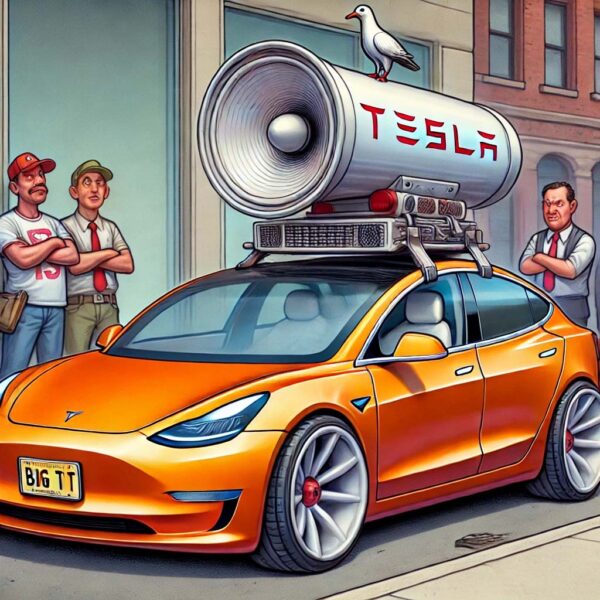 Trump Orders Custom Orange Tesla