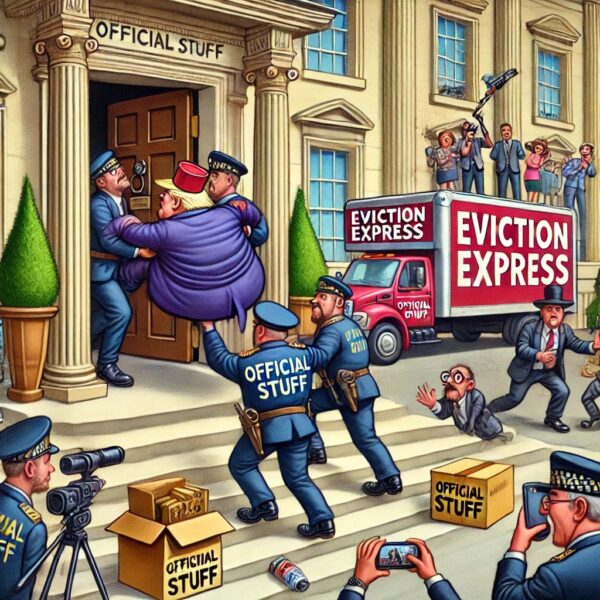 Park Rangers Evict Him from the White House