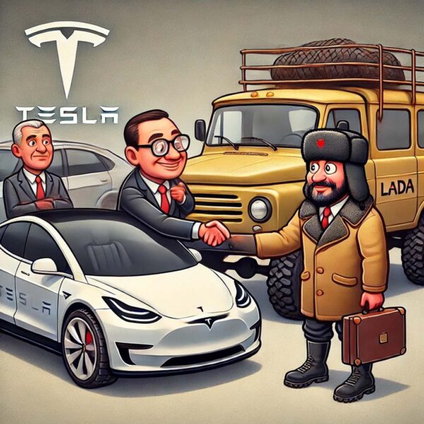 Tesla Sells to Lada Motors