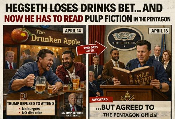 Hegseth Patel Drinking Challenge