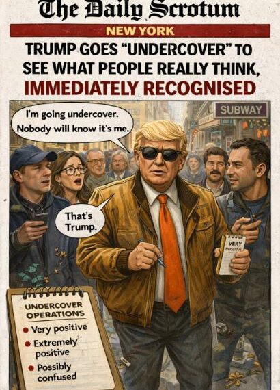Trump Goes Undercover