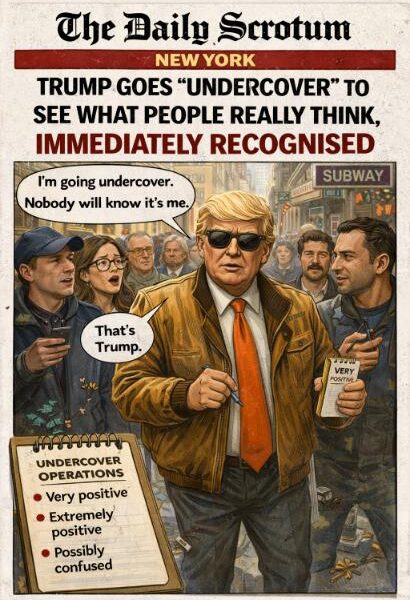 Trump Goes Undercover