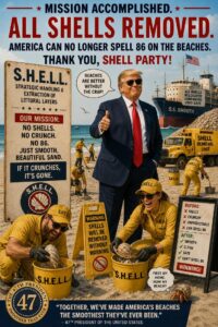 Trump removes all Shells