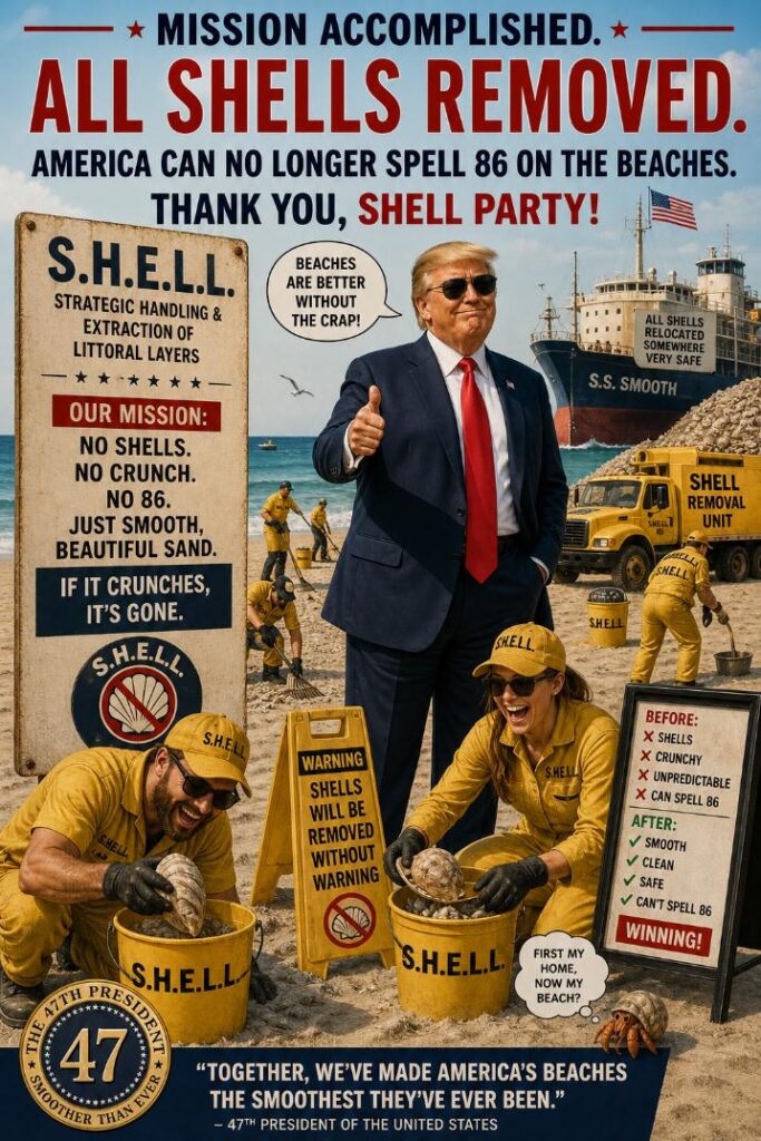 Trump removes all Shells