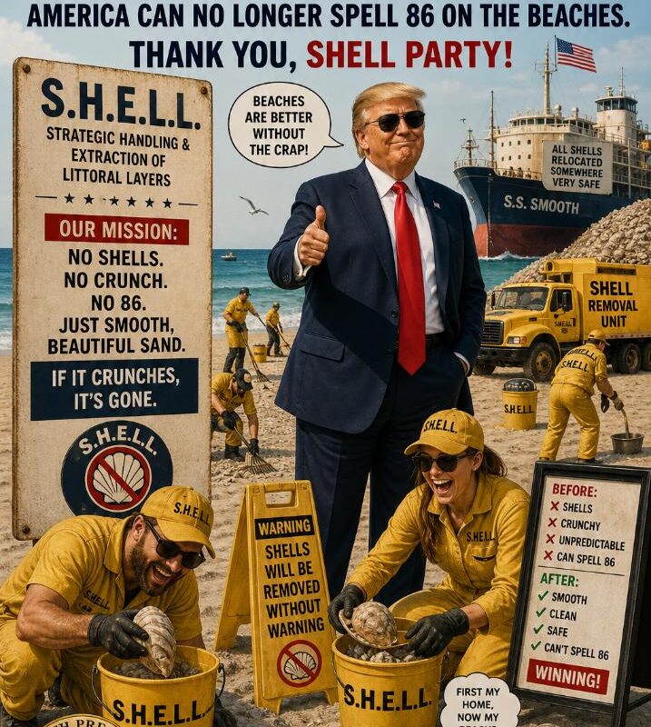 Trump removes all Shells
