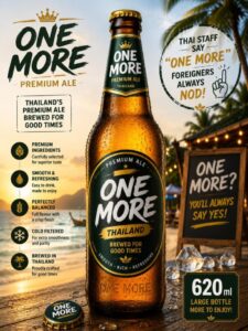 “One More” Beer, Thailand’s Biggest Seller