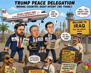 Trump Peace Delegation Lands In Iraq