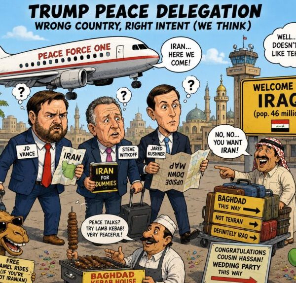 Trump Peace Delegation Lands In Iraq