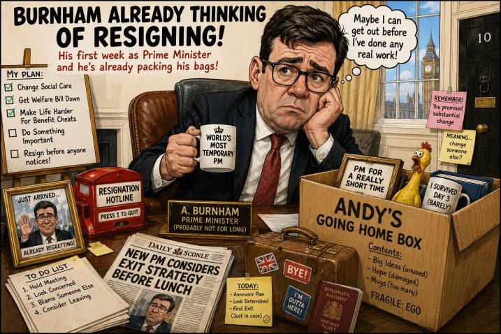 Burnham Considering Resigning