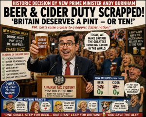 Duty on Beer and Cider Removed