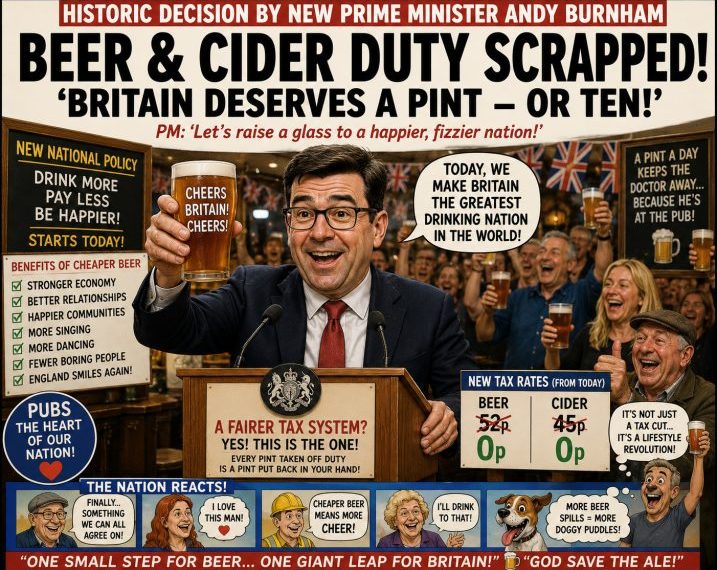 Duty on Beer and Cider Removed