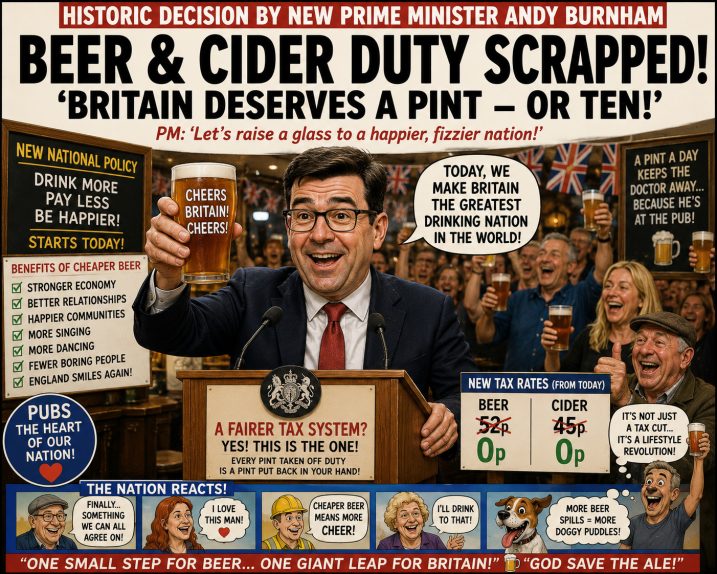 Duty on Beer and Cider Removed