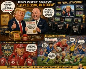 Trump’s World Cup Complete Balls-Up