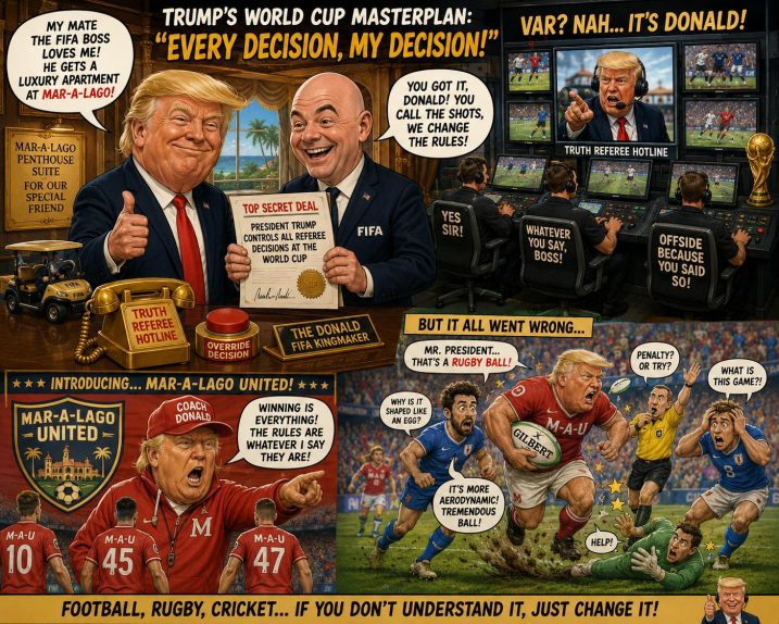 Trump’s World Cup Complete Balls-Up