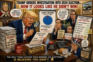 PRESIDENTIAL COMMISSION TO FIND OUT HOW DONALD TRUMP WON