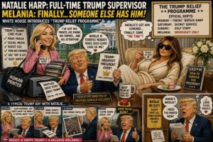 Melania Delighted Natalie Harp Has Taken